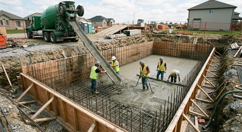 Basement Concrete Pouring in Kansas City, KS