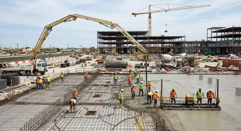 Commercial Slab Construction in Grandview, MO