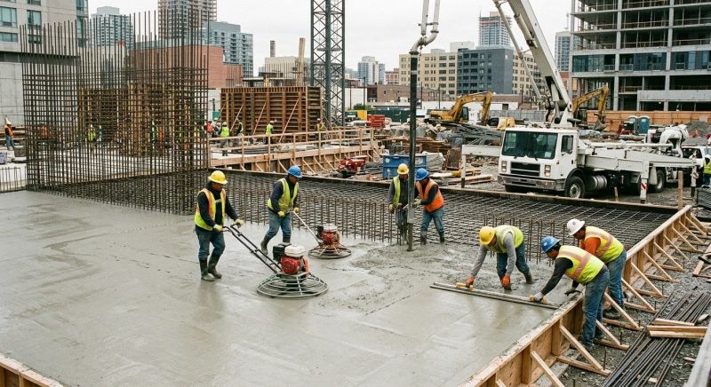 Commercial Slab Construction in Johnson County, KS