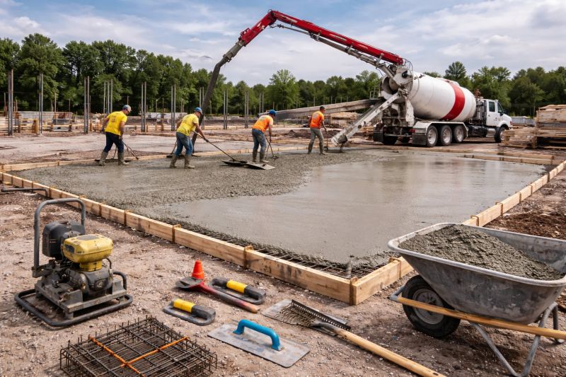 Commercial Slab Installation in Kansas City, KS
