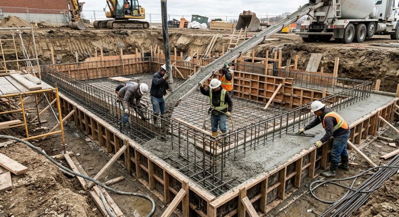 Concrete Basement Pouring in Kansas City, KS