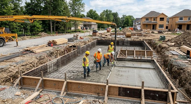 Concrete Foundation Installation in Gardner, KS
