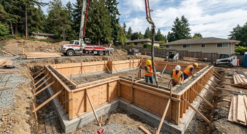 Concrete Foundation Installation in Leavenworth, KS