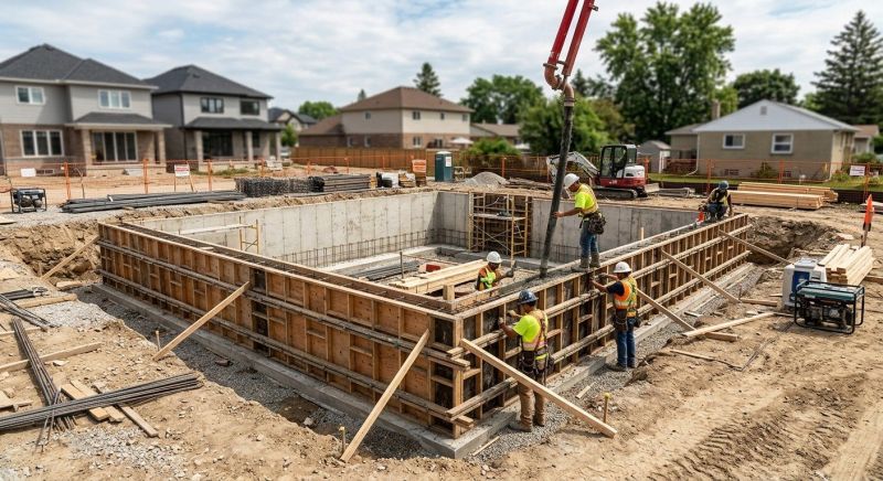 Foundation Construction in De Soto, KS