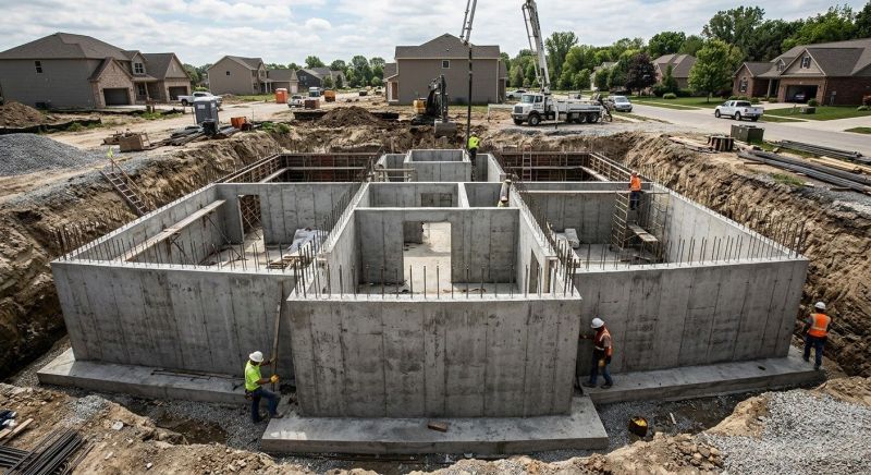 Foundation Construction in Grandview, MO