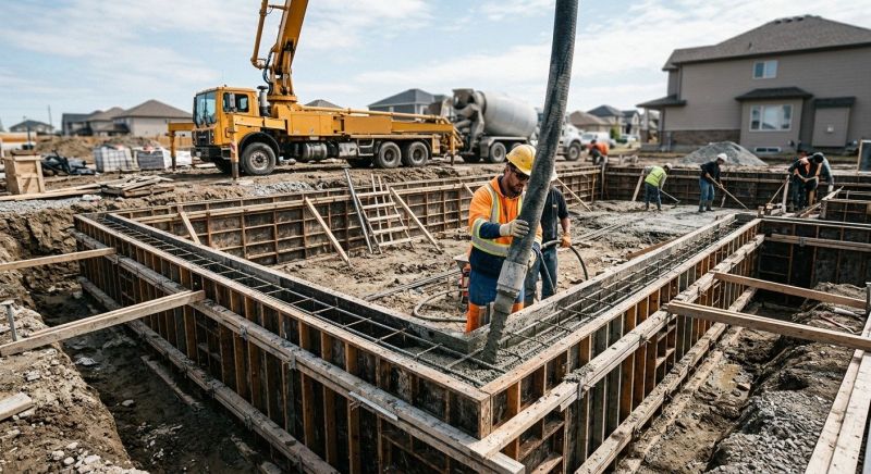 Foundation Wall Pouring in Linwood, KS