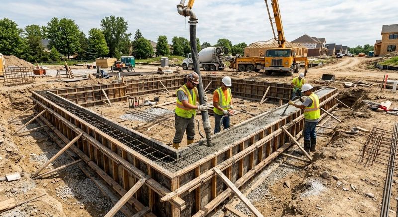 Foundation Wall Pouring in Platte City, MO
